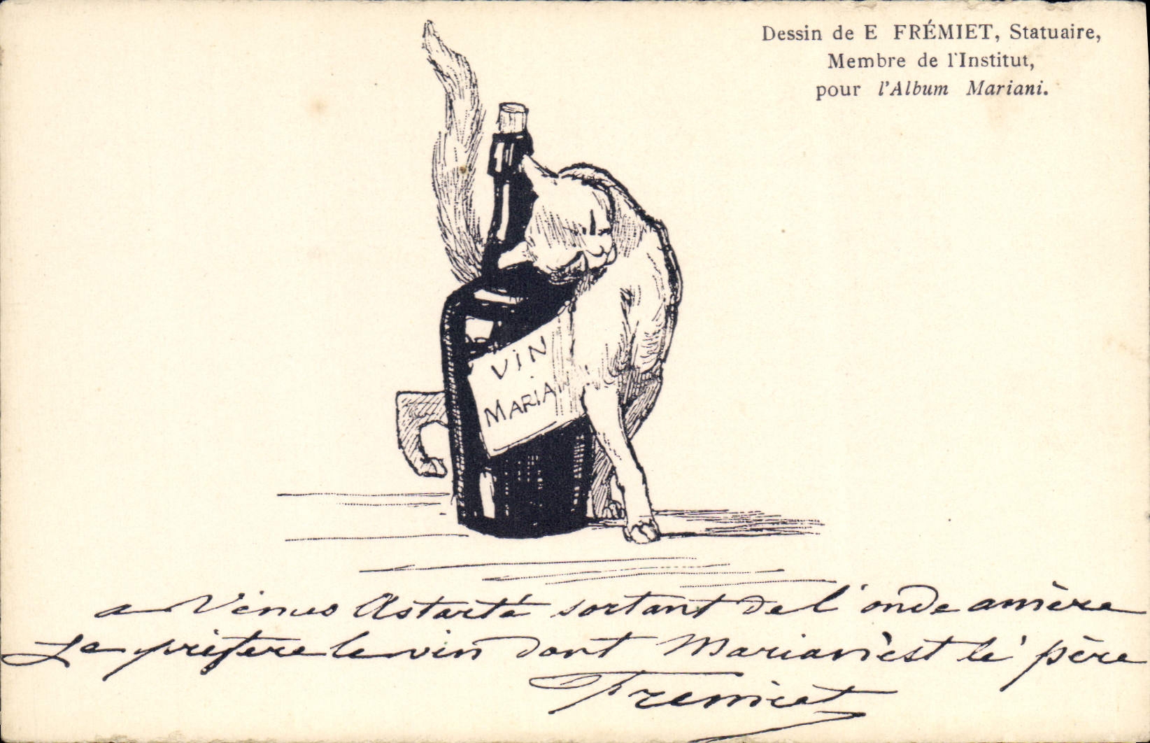 CPA Fantaisie Illustrateur Album Mariani Fremiet