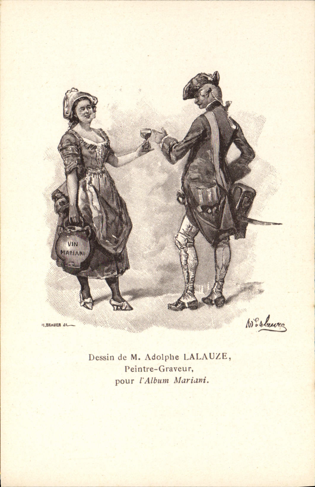 CPA Fantaisie Illustrateur Album Mariani Adolphe Lalauze