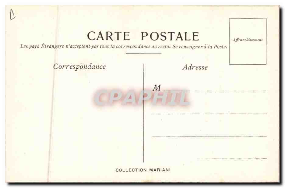 CPA Fantaisie Illustrateur Album Mariani Adolphe Lalauze — Rückseite