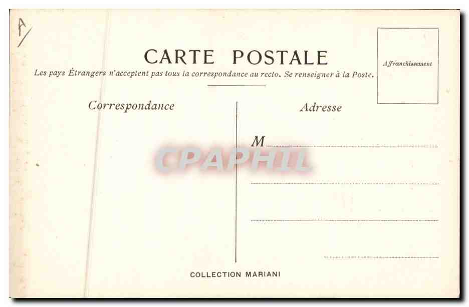 CPA Fantaisie Illustrateur Album Mariani Chocarne Moreau — Rückseite