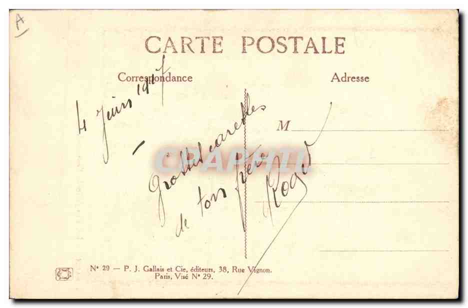 CPA Fantaisie Illustrateur Hansi Alsace Enfant Lorraine — Rückseite