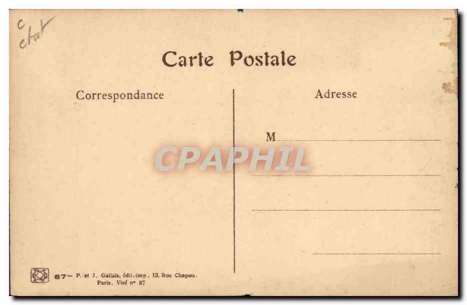 CPA Fantaisie Illustrateur Hansi Alsace Le conseiller de calcul — Rückseite