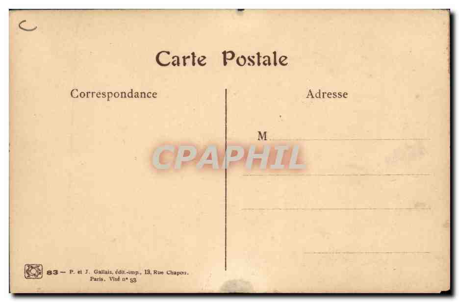 CPA Fantaisie Illustrateur Hansi Alsace Herr Professor — Rückseite