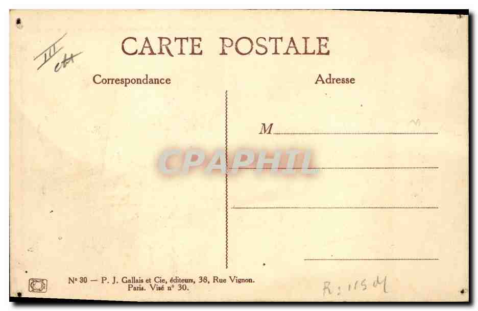 CPA Fantaisie Illustrateur Hansi Alsace Enfant Poupee Militaria Alsacienne — Rückseite