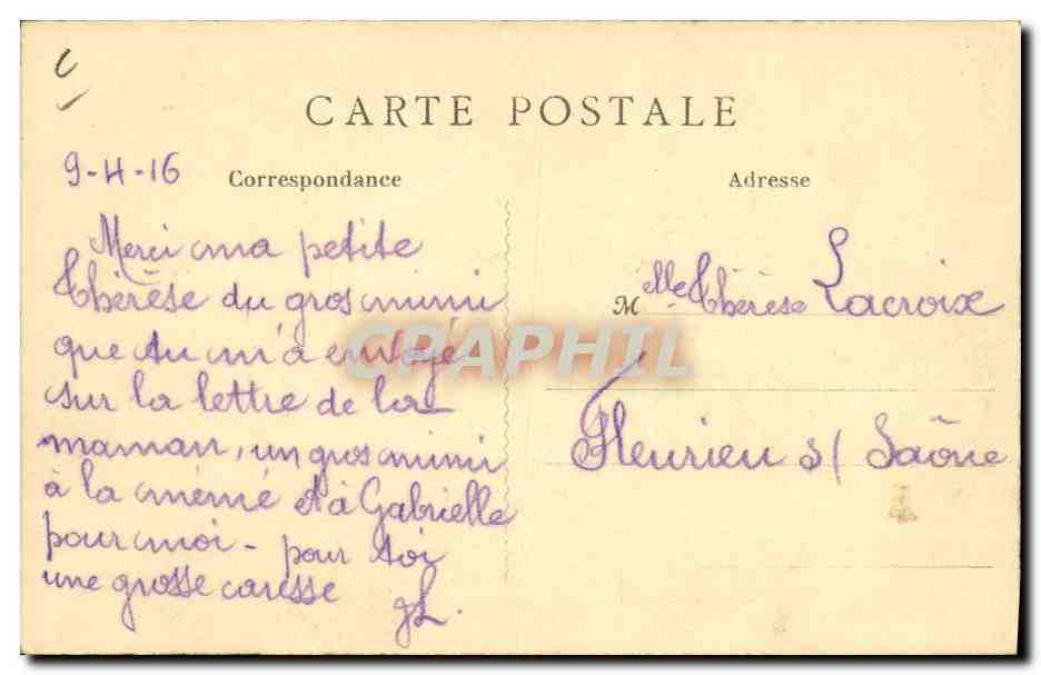 CPA Fantaisie Illustrateur Hansi Alsace Ceux qui n'oublient pas  — Rückseite
