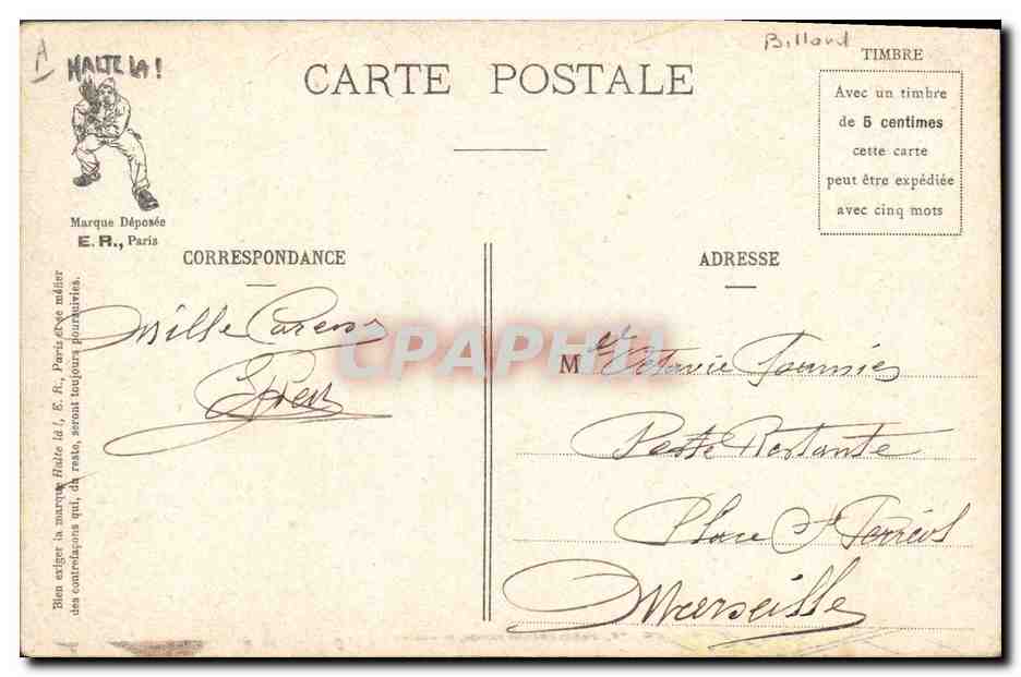 CPA Billard Armee moderne A l'aperitif Militaria — Verso