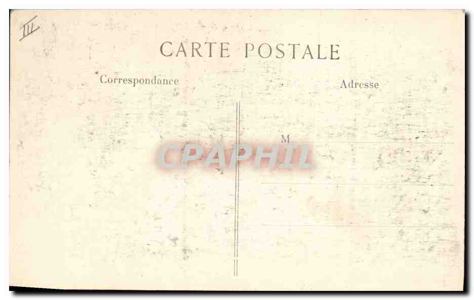 CPA Billard Creil Maisons bombardees Militaria — Rückseite