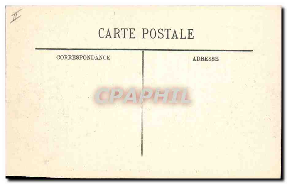 CPA Billard Creil La rue Gambetta Militaria — Rückseite