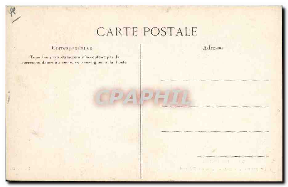 CPA Billard Versailles le chateau Salle de billard de Napoleon 1er — Rückseite