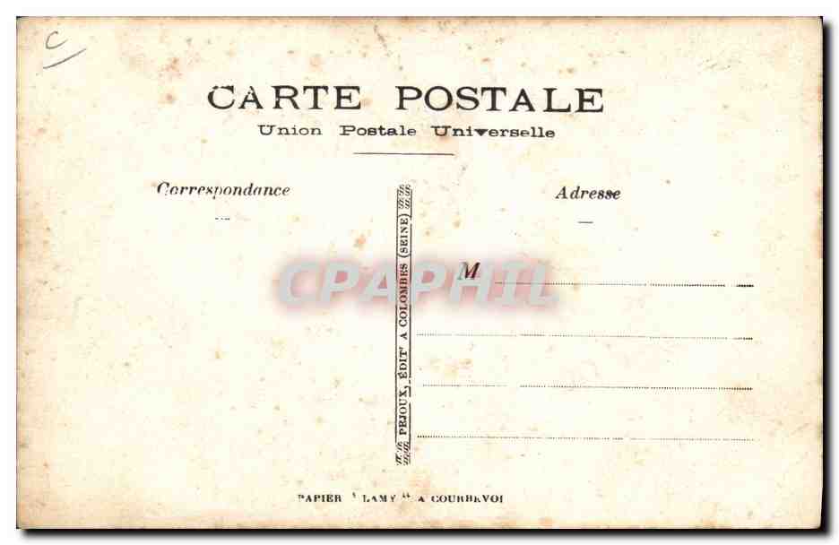 CARTE PHOTO Billard Therraize Hotel Varignon Tabac Restaurant — Rückseite
