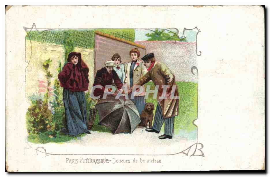 CPA Paris Pittoresque Joueurs de bonneteau 