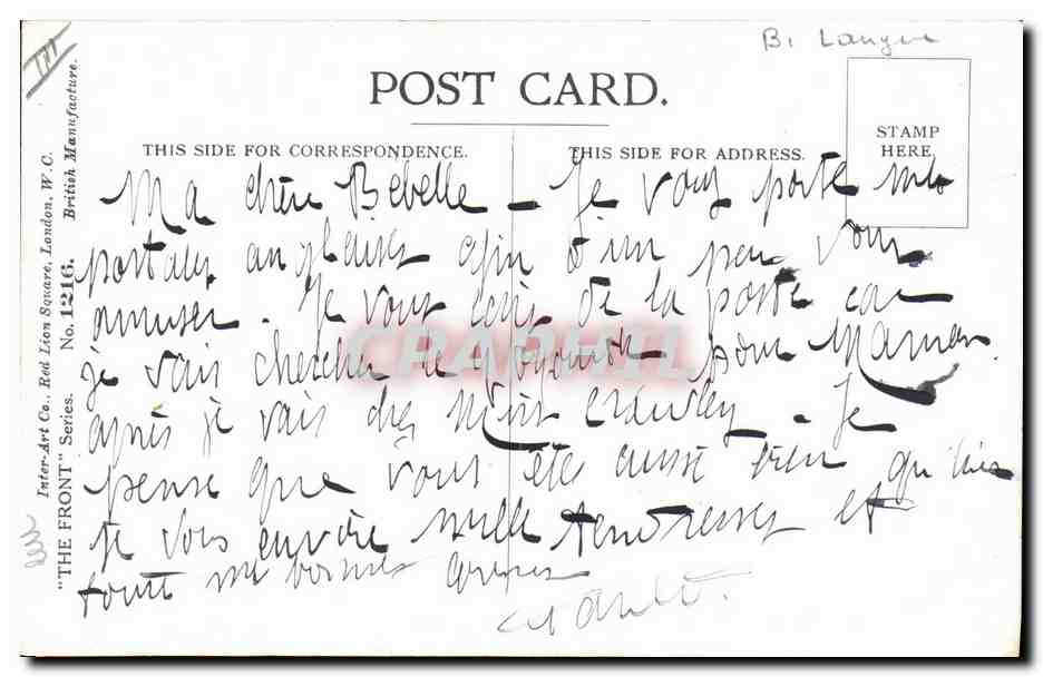 CPA Fantaisie Illustrateur Donald Mc Gill Militaria Enfants marin — Verso