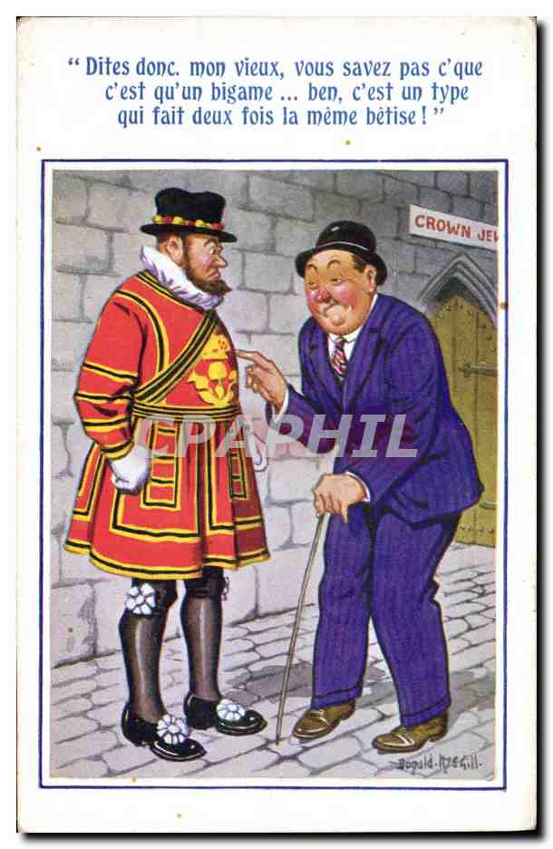 CPA Fantaisie Illustrateur Donald Mc Gill