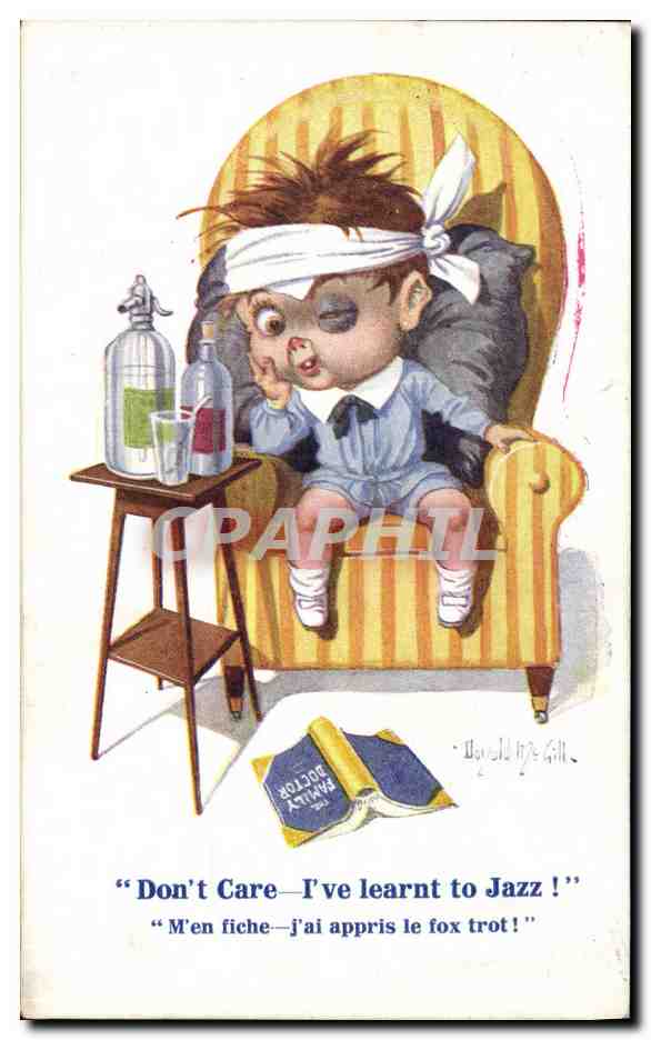 CPA Fantaisie Illustrateur Donald Mc Gill Enfant