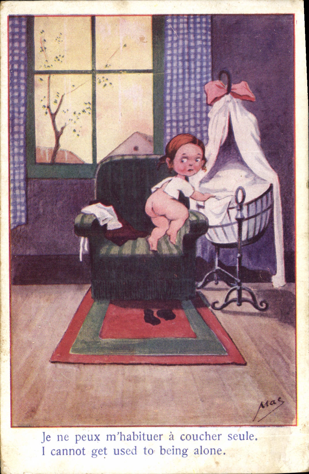 CPA Fantaisie Illustrateur Mac Enfant