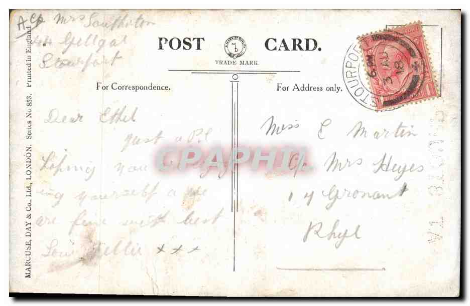 CPA Fantaisie Illustrateur Femme Ecrevisse At Stourport A companion of the bath  — Verso