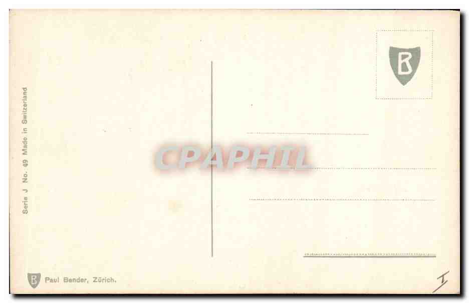 CPA Fantaisie Fleurs  — Rückseite