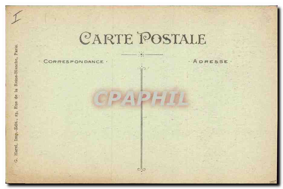 CPA Fantaisie Fleurs  — Rückseite