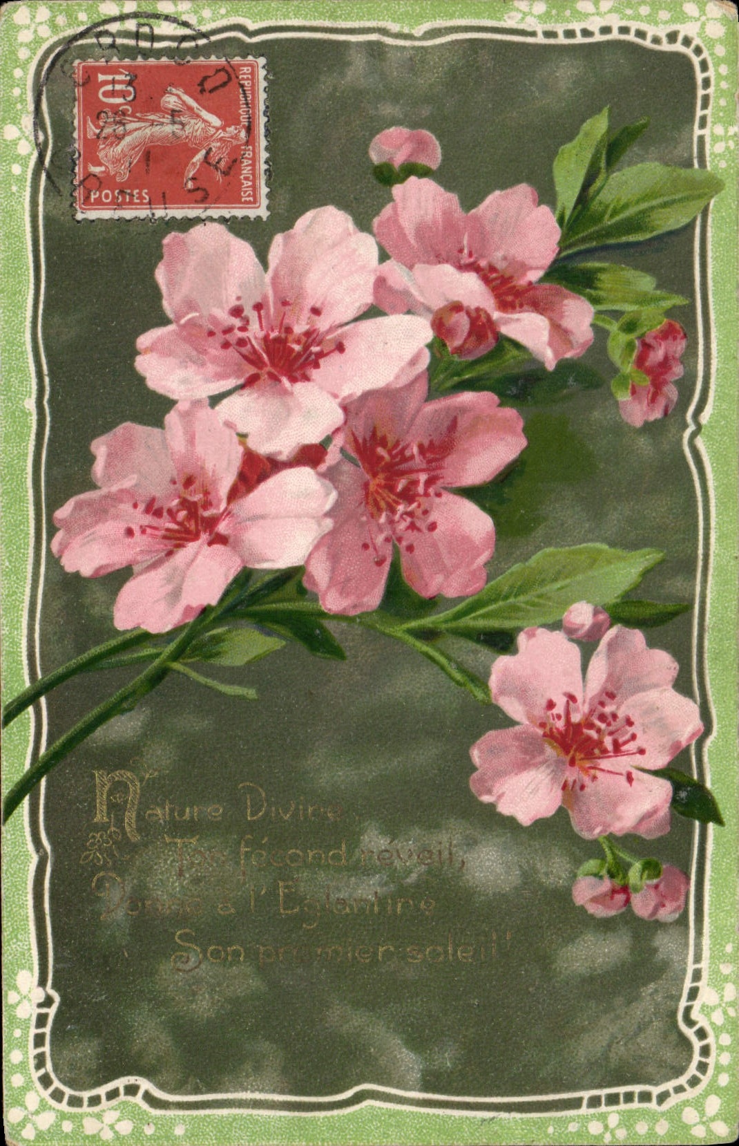 CPA Fantaisie Fleurs 