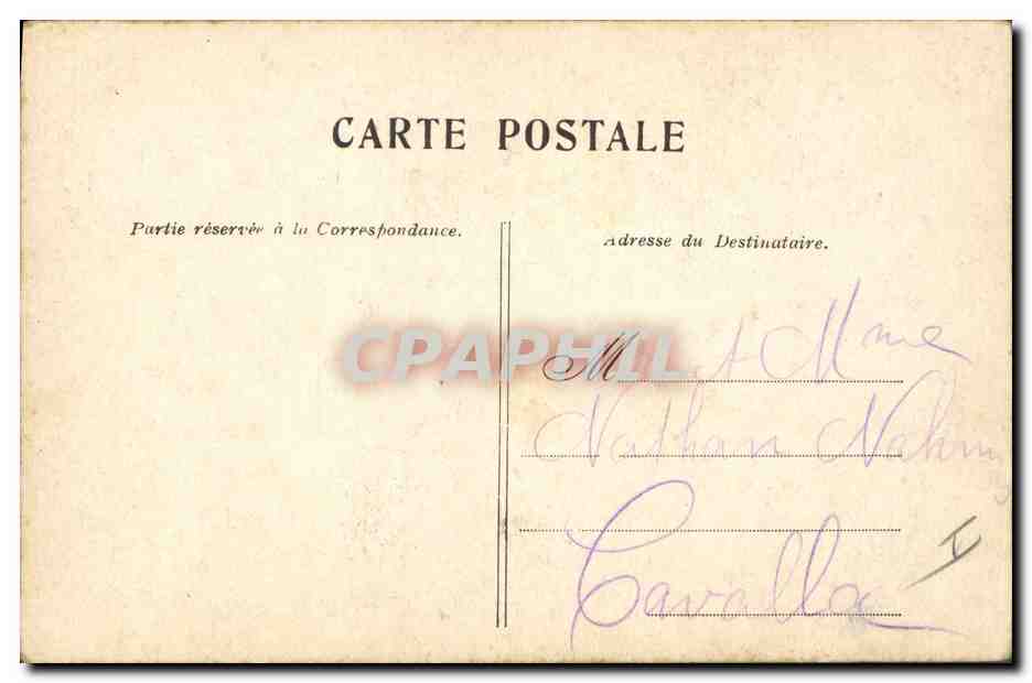 CPA Paris Chopin  — Rückseite
