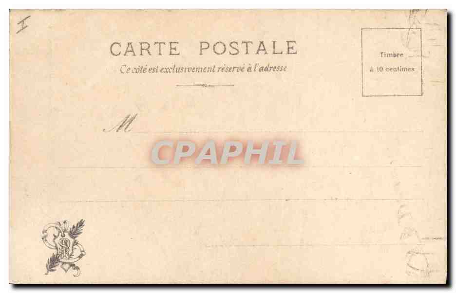 CPA Cochon Porc Salon 1901 Vaysson L'enfant prodigue Moutons  — Rückseite