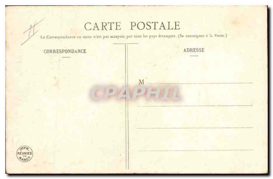 CPA Cochon Porc Femme Le joli petit cochon  — Rückseite