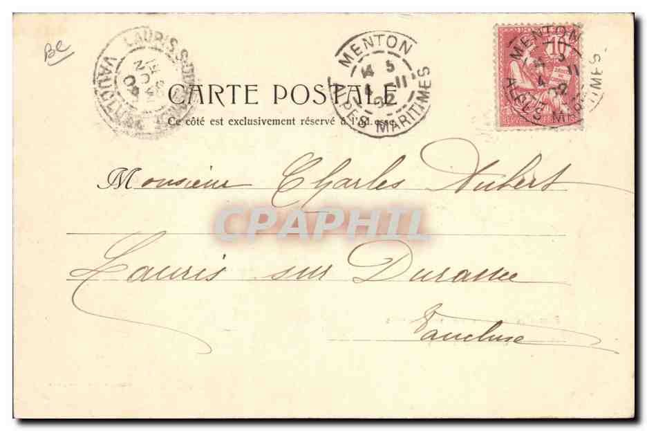 CPA Militaria Chasseurs alpins Batteries alpines en manoeuvres dans les Alpes — Rückseite