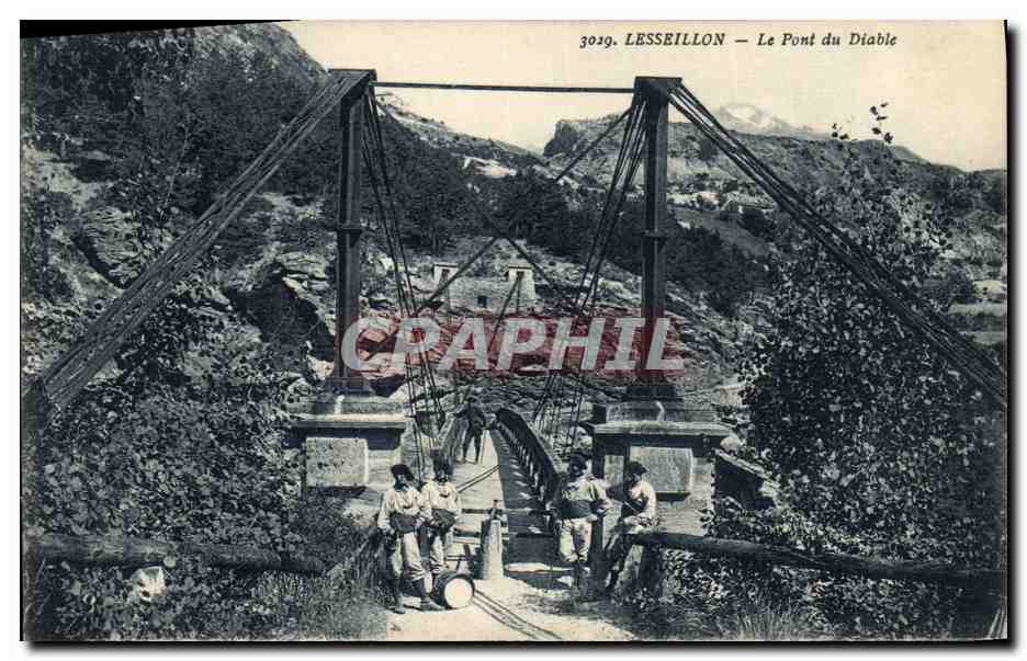 Lesseillon — Le Pont du Diable — éditeur P. de Nigrou, n° 3019