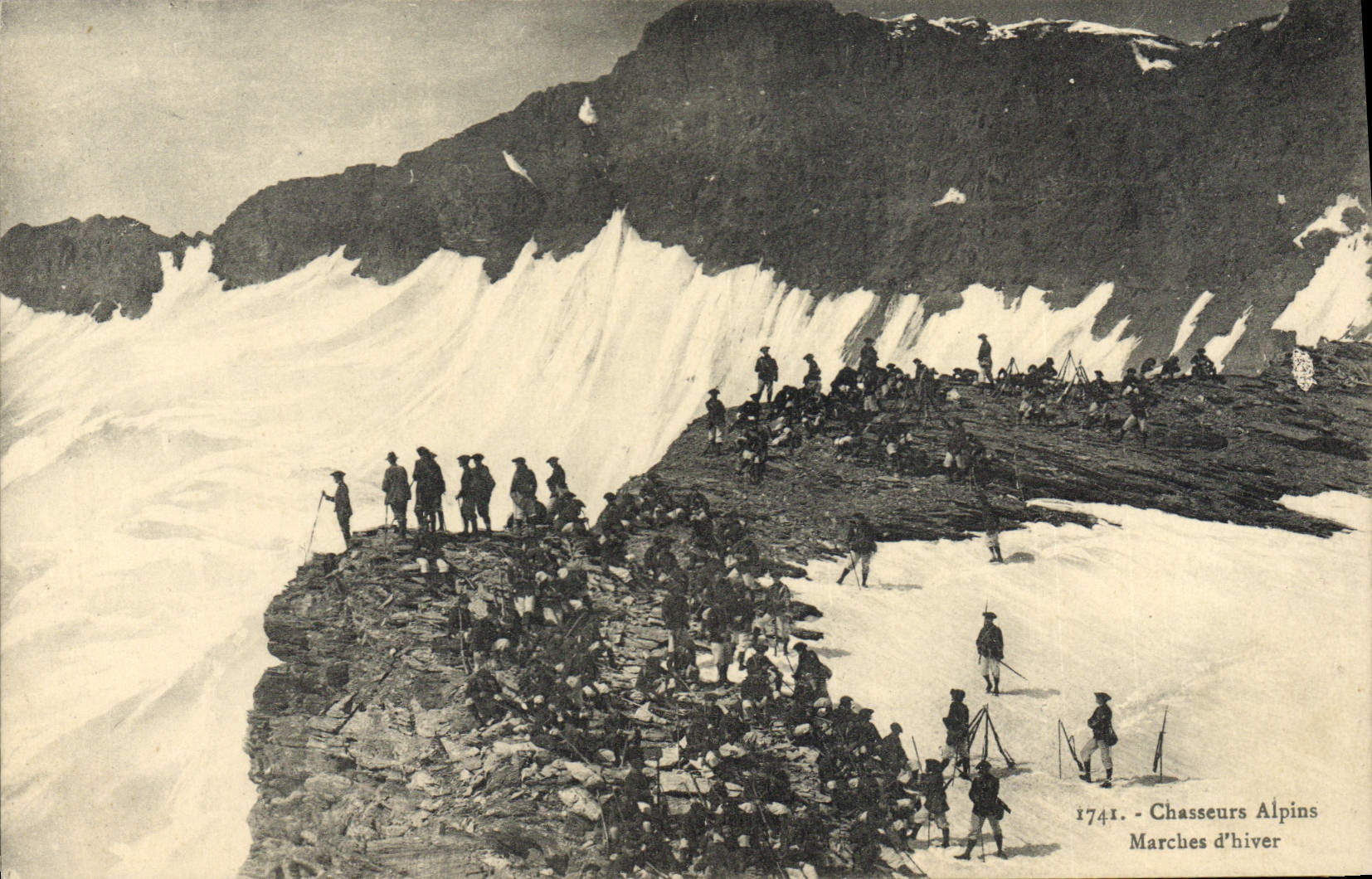 Chasseurs Alpins — Marches d'hiver — n° 1741