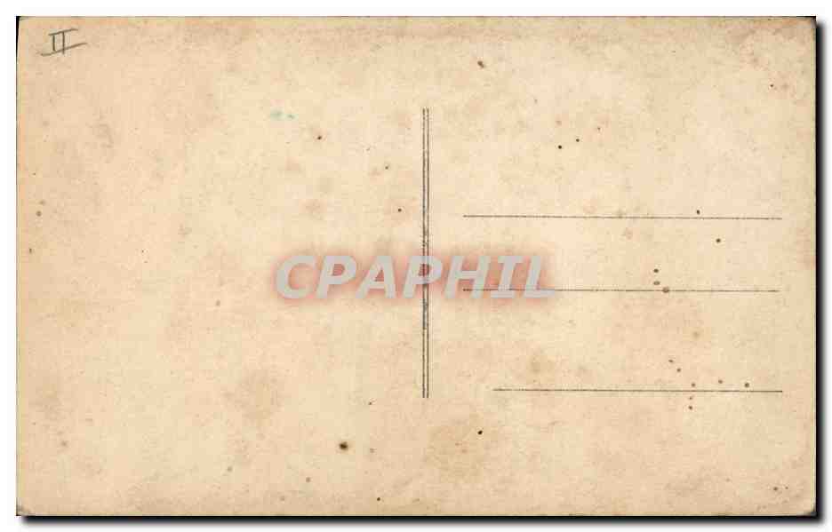 CPA Militaria Chasseurs alpins  — Verso