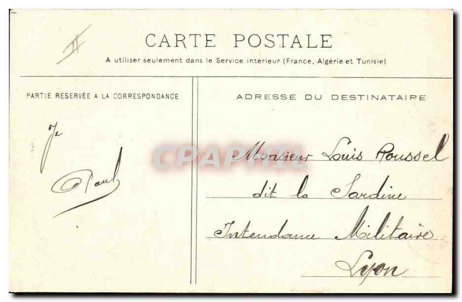 CPA Militaria Chasseurs alpins Manoeuvre du canon aux batteries alpines  — Rückseite