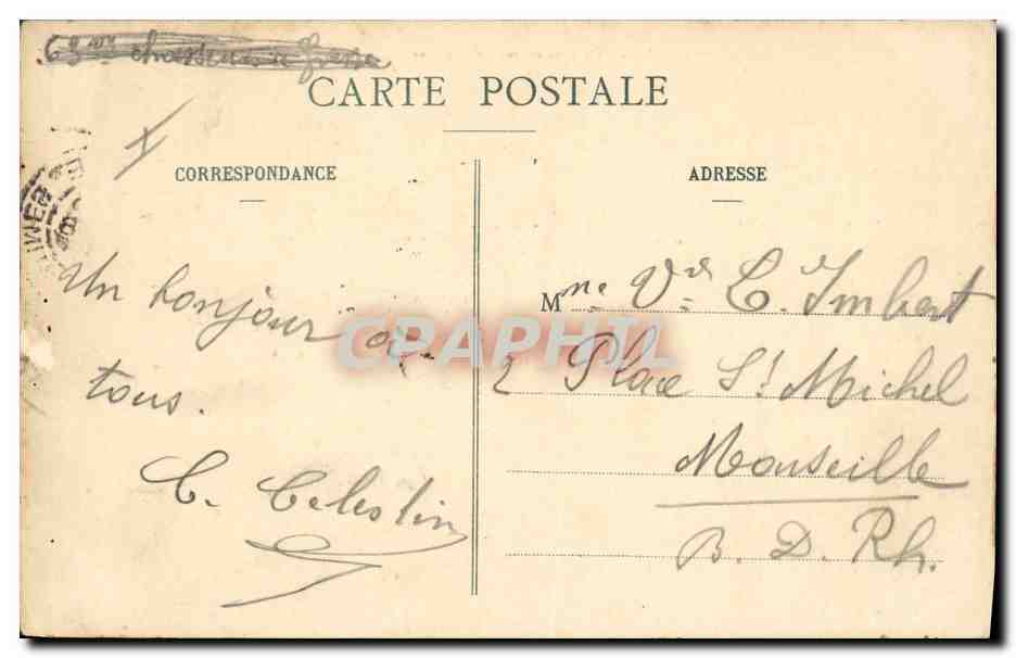 CPA Militaria Chasseurs alpins en reconnaissance — Rückseite