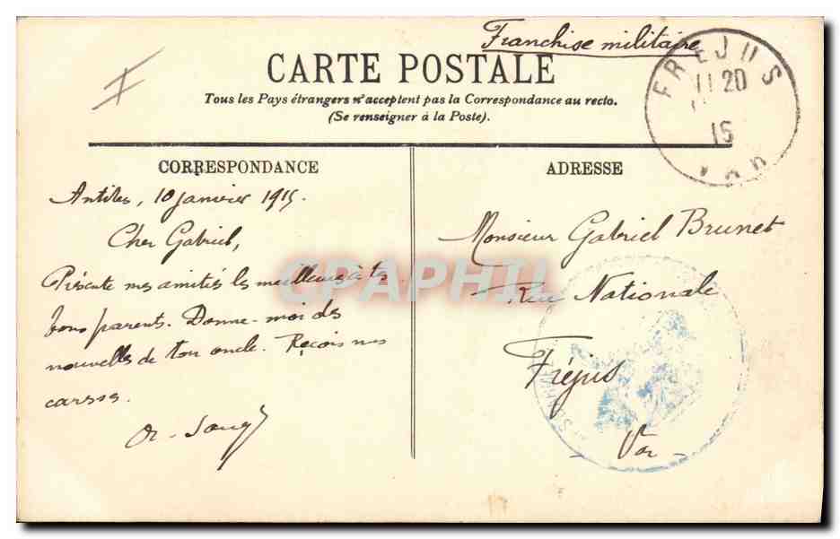 Chasseurs Alpins — La Cavalerie de montagne — LL. — Verso