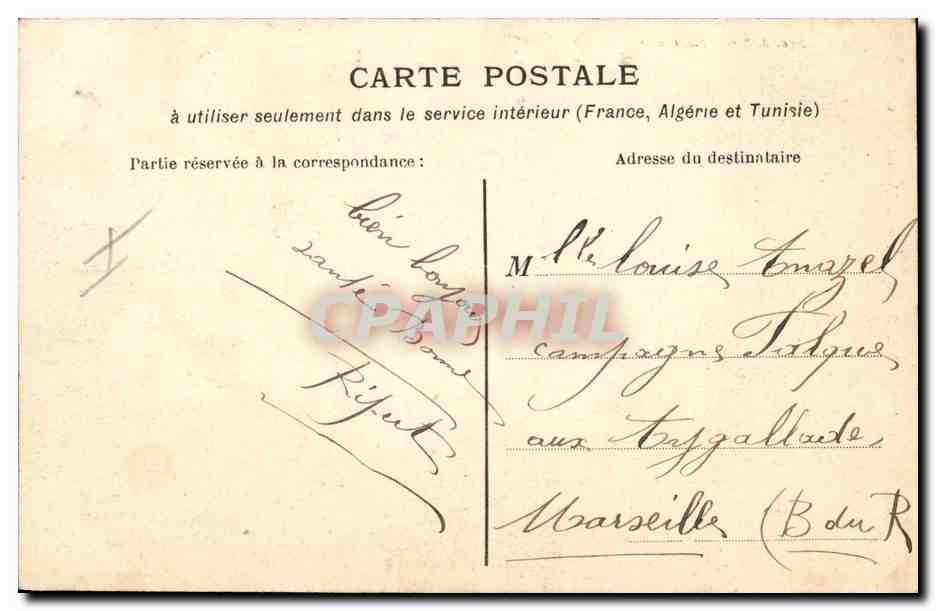 CPA Militaria Chasseurs alpins A l'assaut des cimes  — Rückseite