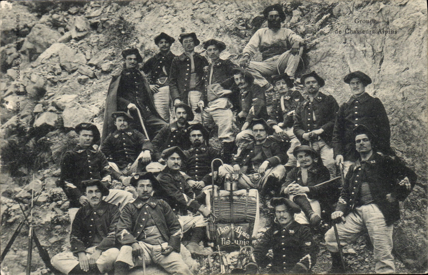 Groupe de Chasseurs Alpins — Piantoco, Italie — éditeur : Die Foudacov, Poët-Reviers