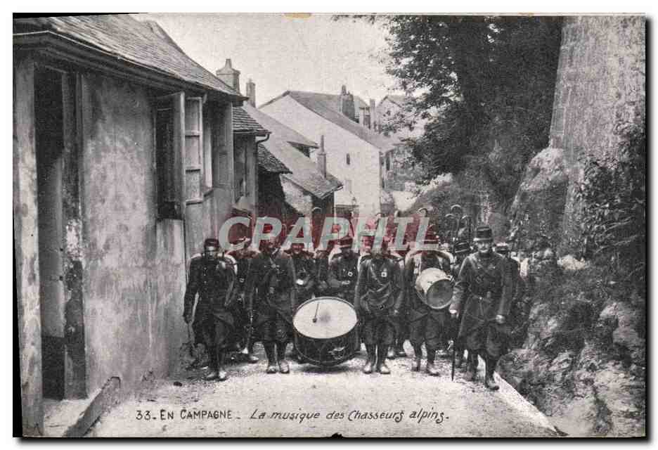 La musique des Chasseurs alpins — En campagne — Éditeur : C. L. B. n°33