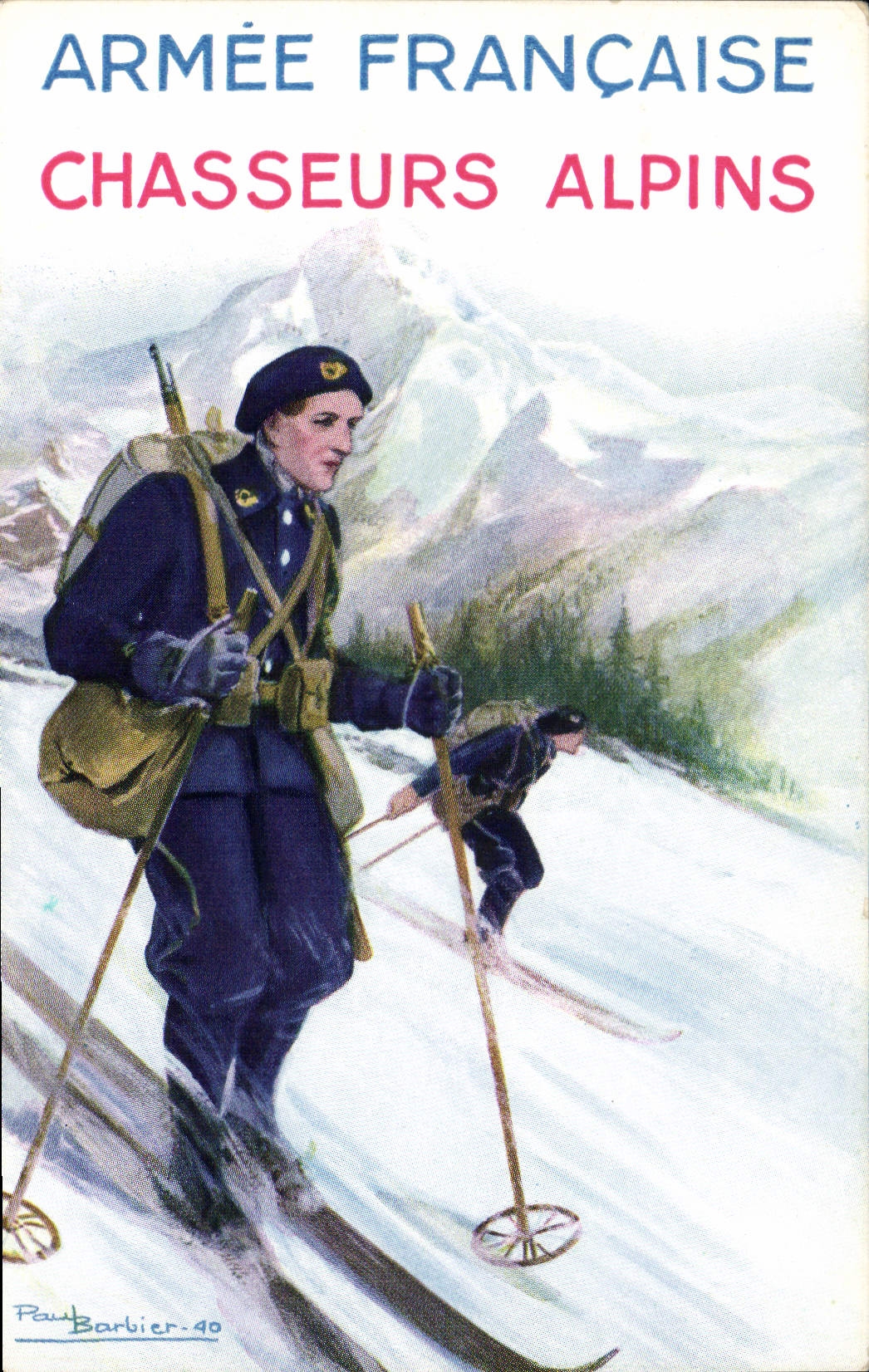 Armée Française — Chasseurs Alpins — Paul Barbier-40
