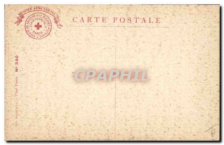 CPA Militaria Campagne 1914 1915  — Verso