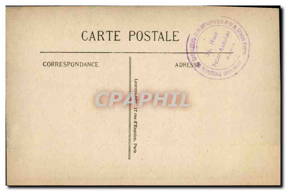 CPA Militaria Von Kluck Guillaume II Le Kronprinz Voyage incognito  — Rückseite