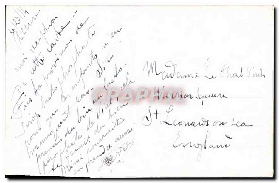 CPA Militaria  — Verso