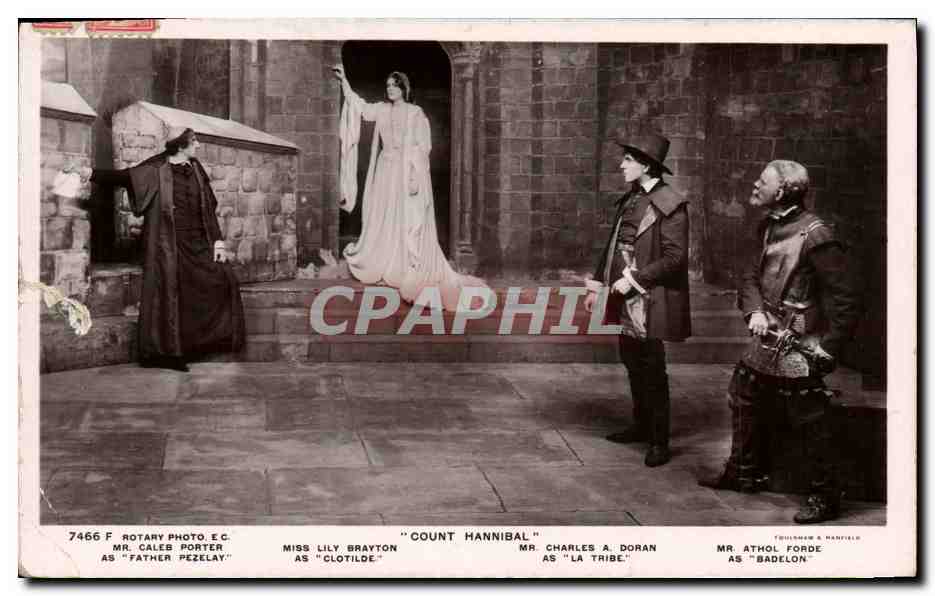 CPA Theatre Count Hannibal Clotilde La TRibe 