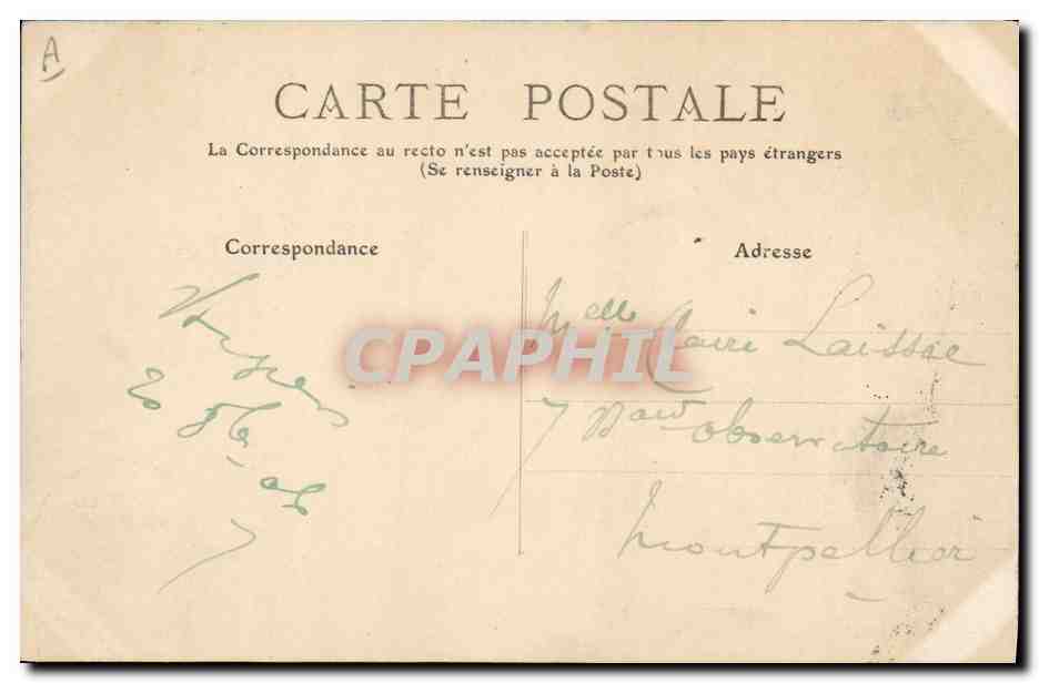 Arènes de Béziers — La Vestale, 1er Acte, Ballet — éditeur non visible — Achterkant