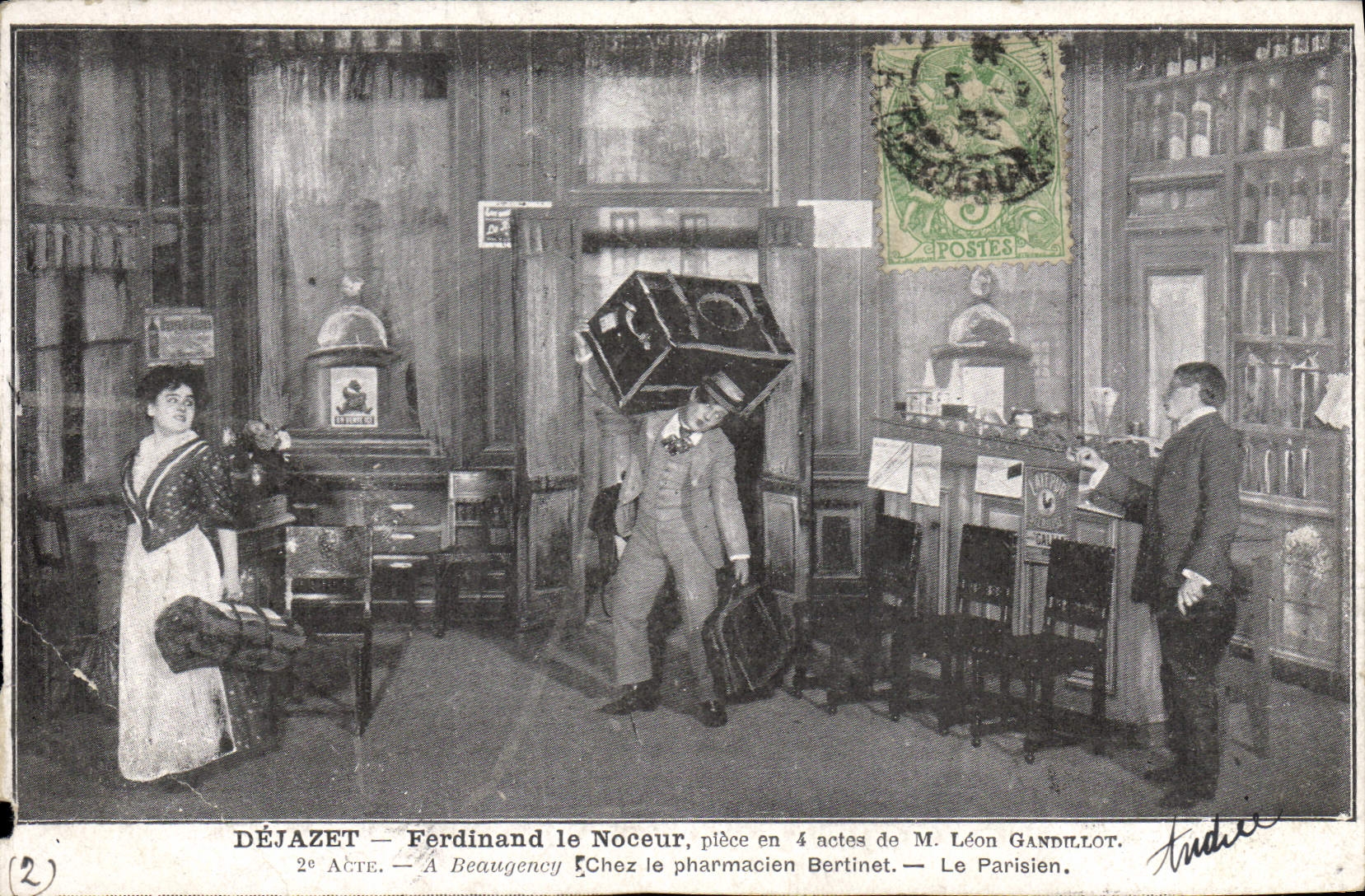 CPA Theatre Dejazet Ferdinand le Noceur Leon Gandillot