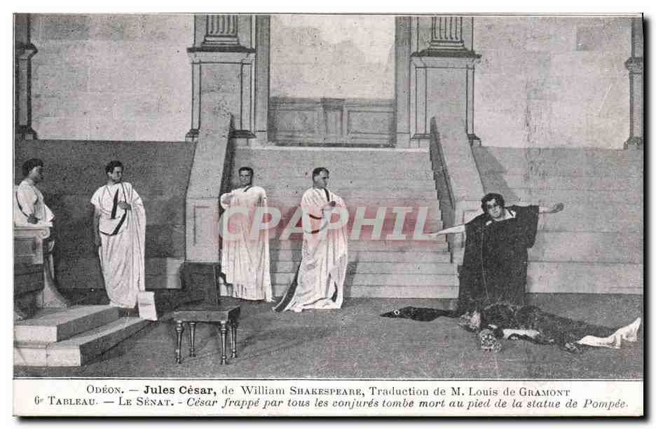 Odéon — Jules César — 6e tableau — Traduction de M. Louis de Gramont