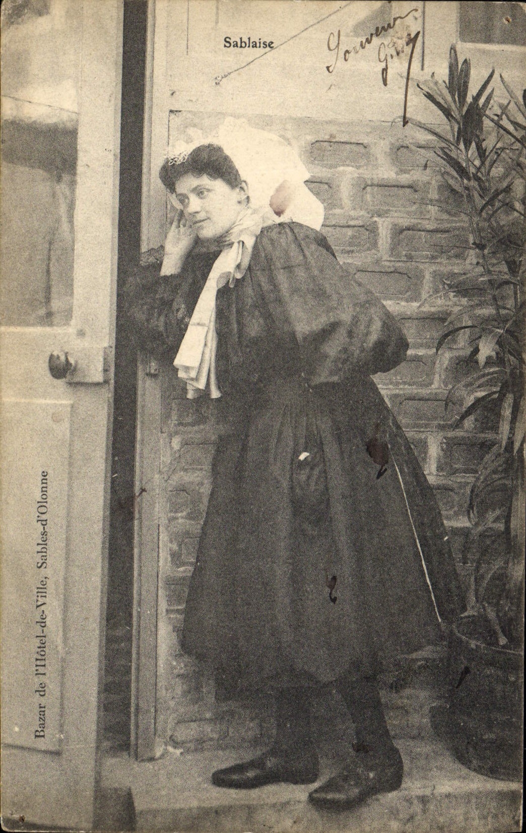 CPA Folklore Sablaise 