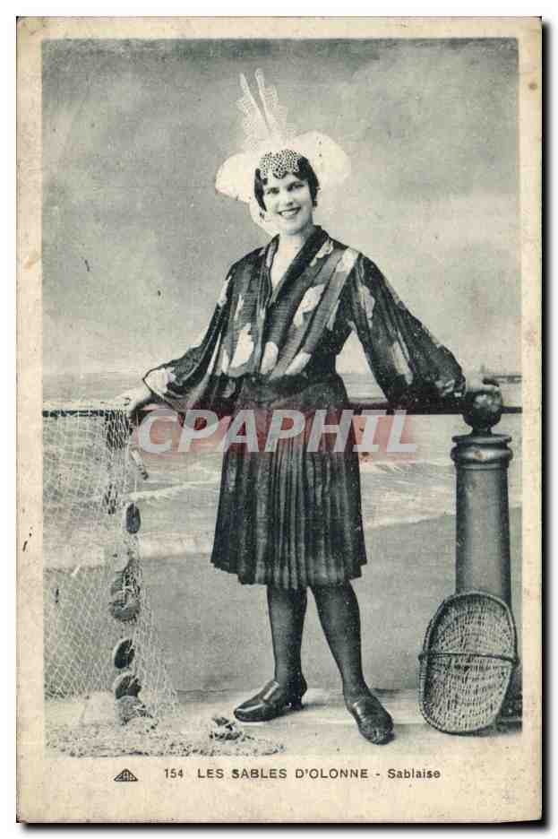CPA Folklore Les Sables d'Olonne Sablaise 