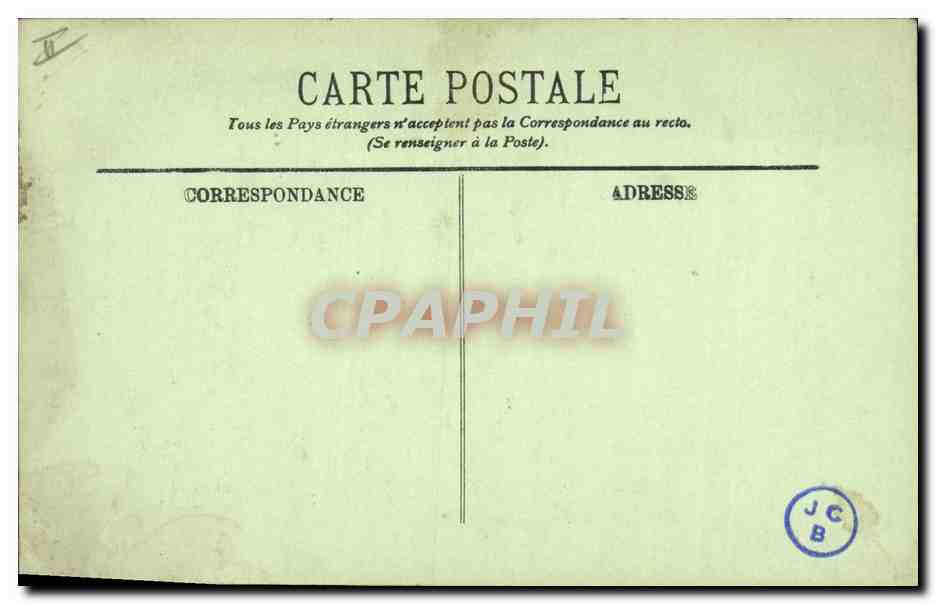 CPA Folklore Type de matelote  — Verso