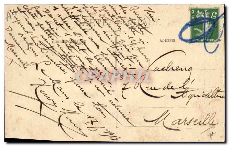 CPA Folklore Les accordailles dans la Sarthe  — Verso