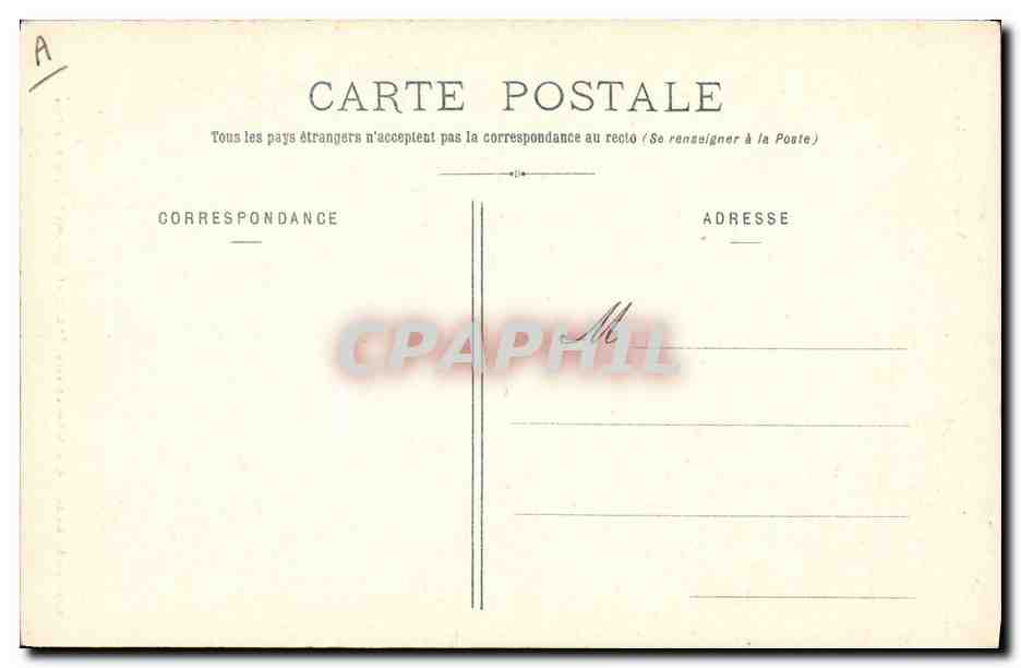CPA Folklore Veritable Sablaise  — Verso
