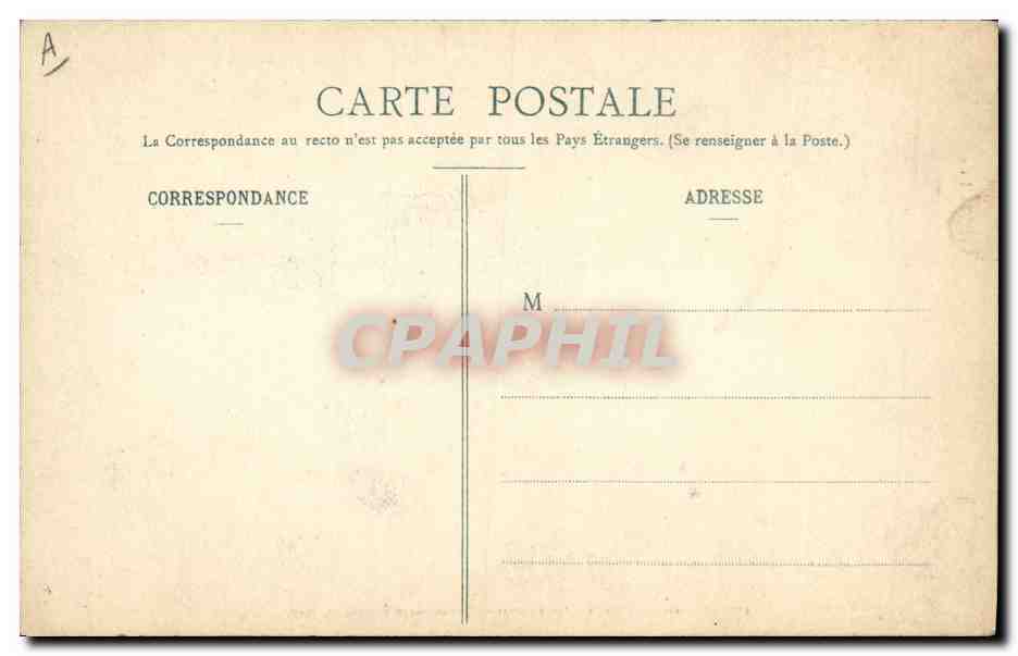 CPA Folklore Sablaise Mule Ane  — Verso